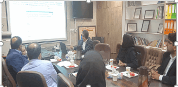 جلسه ارتقا بررسی فعالیت های سالانه آقای دکتر مهدی خدا مرادی